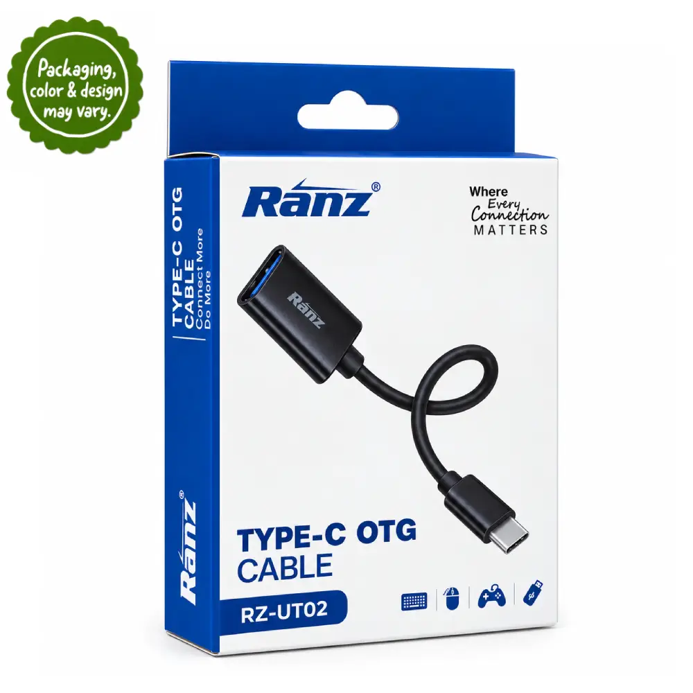 Ranz Type-C to USB OTG Cable